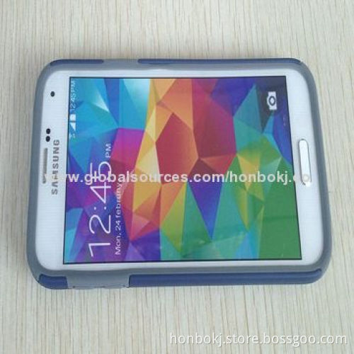 Case for Samsung Galaxy S5, Made of PC+Silicone, Two-piece Design